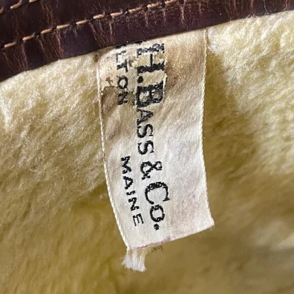 G.H. Bass & Co Wilton Brown Leather Boots Fur Pull On Men's Size 9 US - Picture 7 of 14